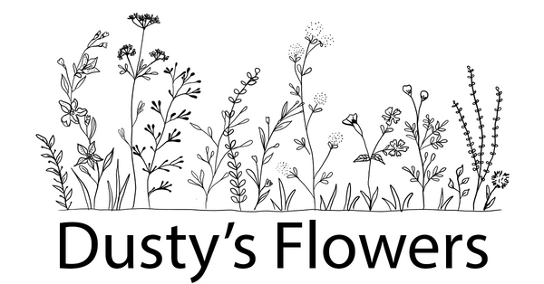Dusty's Flowers logo